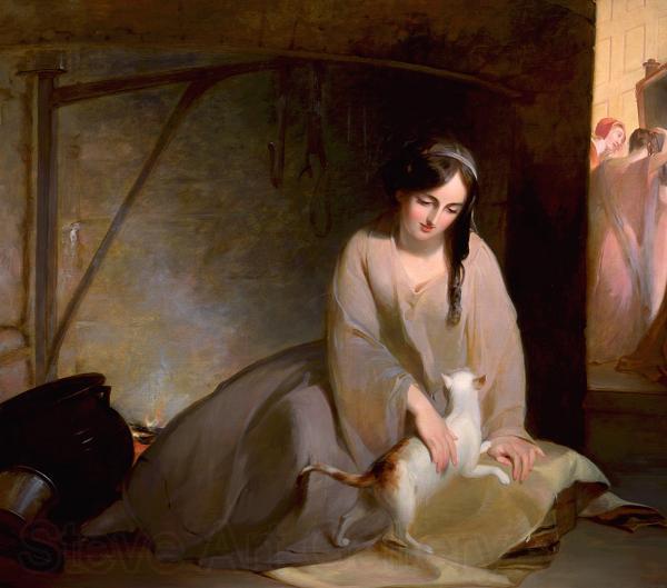 Thomas Sully Cinderella at the Kitchen Fire